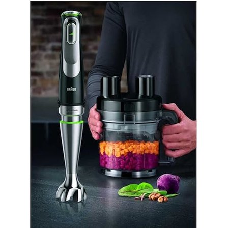 Braun Multiquick 9 Mq 9195Xli 2L El Blenderi 1200W Siyah, Paslanmaz Çelik