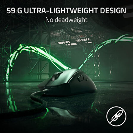 Razer Deathadder V3 - Ergonomik Esports Fare (59 G Hafif Tasarım, Ergonomik Şekil, 30K Optik Sensör,