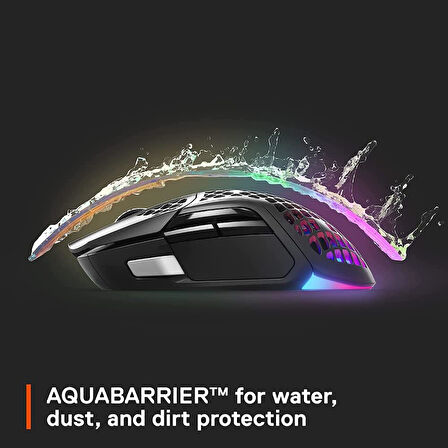 Steelseries Aerox 5 Wireless Gaming Mouse - 74 Gram, 9 Tuşlu - Bluetooth/2,4 Ghz – Ip54 Suya Ve Toza
