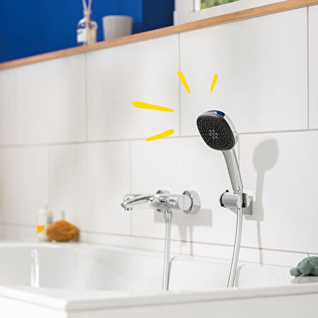 Grohe Vitalio Comfort 110 El Duşu, 3 Akışlı (Masaj, Yağmur & Jet), Smartswitch, 110Mm Kare Duş Başlı