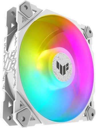 Asus Tuf Tf120 Soğutucu Kasa Radyatör Fanı Beyaz Adreslenebilir Argb 120Mm 3'Ü 1 Arada