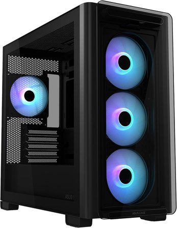 A23 Plus Tg Argb Siyahasus A23 Plus M-Atx Kasa, Gi̇zli̇ Konnektör Destekli̇, 360 Mm Radyatör Ve 380 