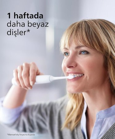 Philips Sonicare Optimal White Yedek Diş Fırçası Başlığı, 7 Kat Daha Fazla Plak Temizliği, Orta Yumu