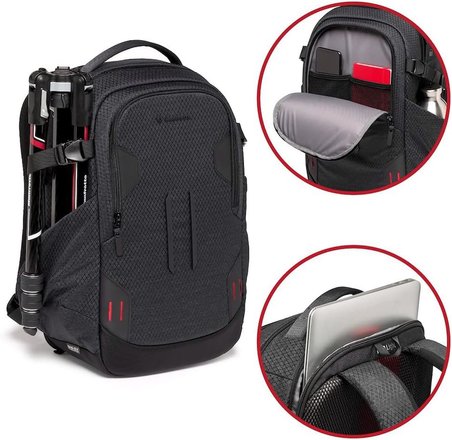 Manfrotto Pro Light Backloader S, Profesyonel Kamera Sırt Çantası, Üst Ve Arka Erişim, Çift Tripod E