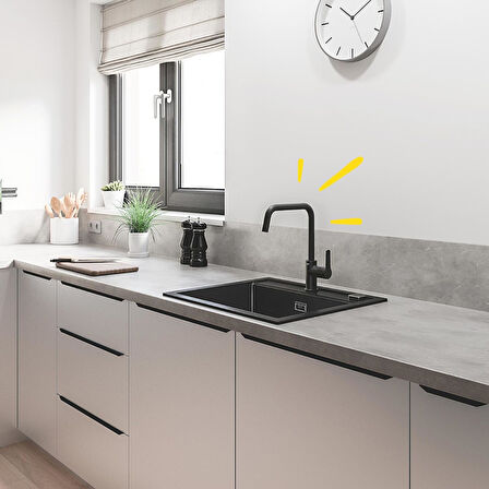 Grohe Start Quickfix Eviye Bataryası | 150° Dönüş Açısı | Mat Siyah | 304702430