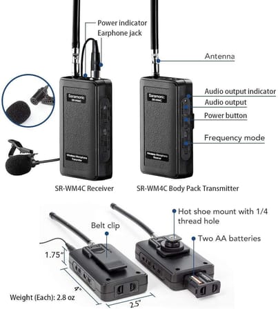 Saramonic İphone Sr-Wm4C Wireless Mikrofon