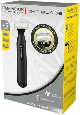 Remington Omniblade Hg1000 Çoklu Saç Düzeltici (Jilet 0,15 Mm + 3 Ek Tarak,%100 Su Geçirmez, 2X Aaa 