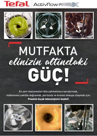 Tefal Powelix Activflow 1000 Watt Blender Seti - Kırmızı