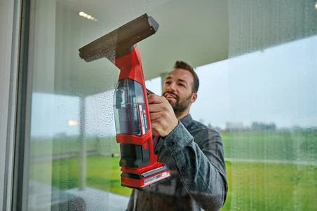Einhell Akülü Cam Temizleme Makinesi Brillianto Power X-Change (18V, 28 Cm Emici Başlık, Iz Bırakmad