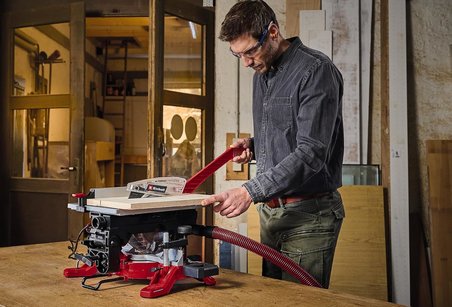 Einhell Tablalı Gönye Testere Te-Ms 216 T (1500 W, Max. 55 Mm X 120 Mm Kesme Derinliği/Genişliği, Ø 