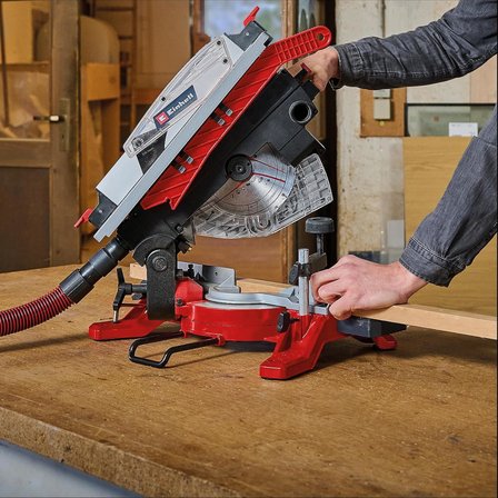 Einhell Tablalı Gönye Testere Te-Ms 216 T (1500 W, Max. 55 Mm X 120 Mm Kesme Derinliği/Genişliği, Ø 