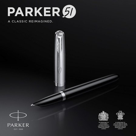 Parker 51 Siyah Ct, Dolma Kalem, F Uç