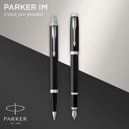 Parker Im Lake Siyah Ct Dk+Tk Kalem Kılıflı Duo Set
