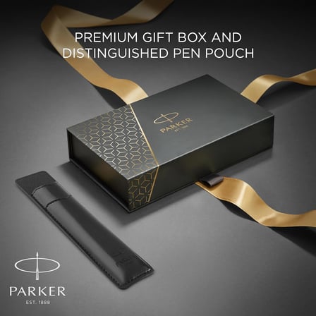 Parker Im Lake Siyah Ct Dk+Tk Kalem Kılıflı Duo Set