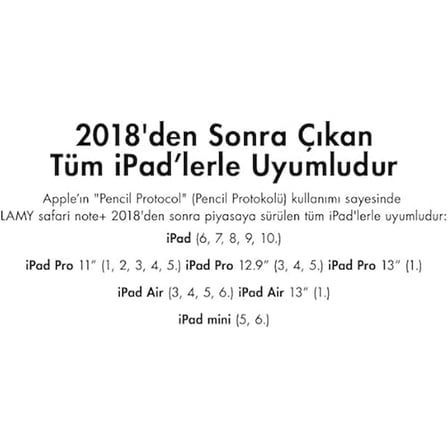 Lamy Safari Note+ Ipad Tablet Kalemi Kirmizi
