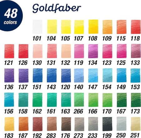 Faber-Castell Goldfaber Boya Kalemi, 48 Renk