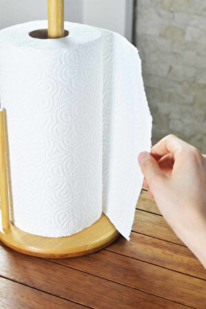 Lumi - Bambu Havluluk Standlı kopartma aparatlı Bambu kağıt havluluk