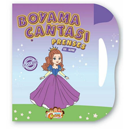 Prenses Boyama Çantalı Eğitici Çocuk Kitabı