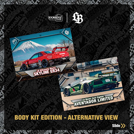 Tarmac Cards Liberty Walk Koleksiyonluk Kartları Cilt 01 Kutu Koleksiyonluk Metal Model Araba