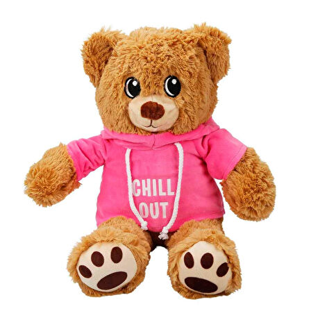 Kapşonlu Peluş Ayı 30 CM