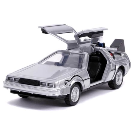 Jada 1:32 Back to the Future Geleceğe Dönüş 2 Time Machine 2 Die-Cast Model Araba 15.5 cm