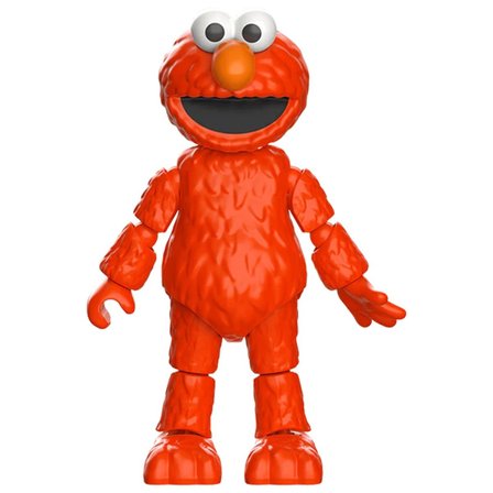 Susam Sokağı BLOKEES Sesame Street Elmo Figür Model Kit Hareketli Oyuncak 13 cm