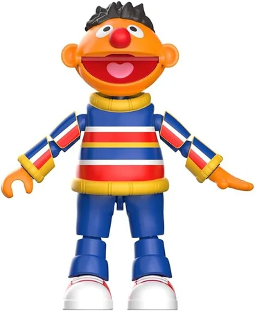 Susam Sokağı Ernie Enrique BLOKEES Sesame Street Blokees Ernie Enrique Figür Model Kit 14 cm