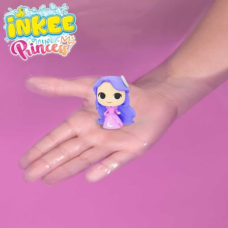 Prenses Temalı Sürpriz Banyo Bombası Figürlü Pamuk Şekeri Kokulu INKEE 100 g 13x7,5x6 cm
