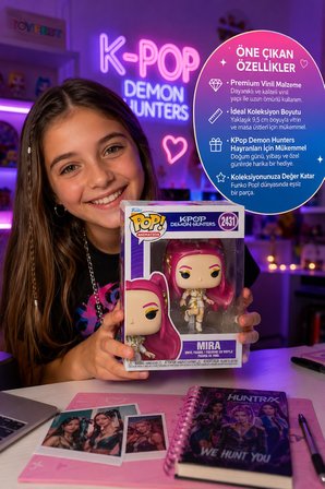 FUNKO Pop! Animasyon: Kpop Demon Hunters - Mira - Koleksiyon Vinil Figür 2431