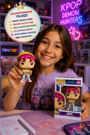 FUNKO Pop! Animasyon: Kpop Demon Hunters - Abby - Koleksiyon Vinil Figür 2433