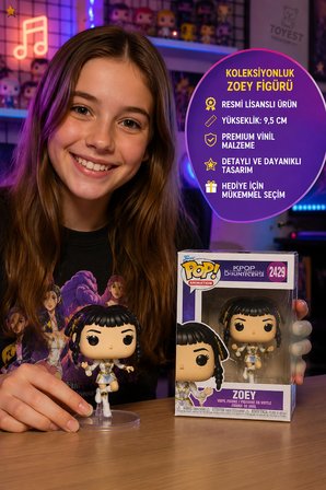 FUNKO Pop! Animasyon: Kpop Demon Hunters - Abby - Koleksiyon Vinil Figür 2433