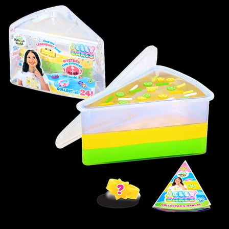 Jelly Cakes Citrus Zap Squishy 3 Katmanlı Sıkmalık Sürpriz Yüzüklü Pasta Dilimli Duyusal Slime