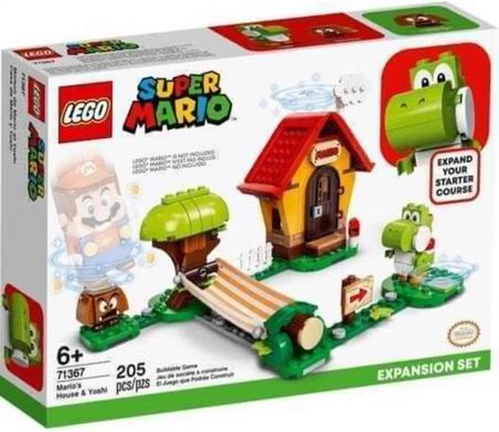 Lego® Super Mario™ Mario’Nun Evi Ve Yoshi Ek Macera Seti 71367 Yapım Seti; Yaratıcı Çocuklar Için Ko