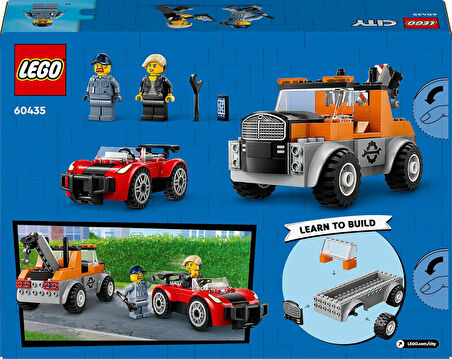 Lego City Çekici Kamyon Ve Spor Araba Tamiri 60435-4 Yaş Ve Üzeri Çocuklar Için Yaratıcı Oyuncak Yap