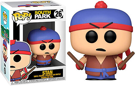 Funko Pop! Animasyon: South Park Shadow Hachi Stan Marsh - Vinil Koleksiyon Figürü - Hediye Fikri - 