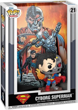Funko Pop Comic Cover Dc Cyborg Superman Figürü