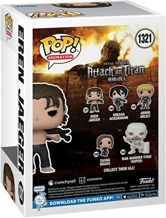 Funko Pop! ! Anime: Attack On Titan - Eren Jeager