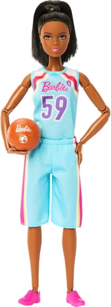 Barbie Kariyer Moda Bebek Ve Aksesuarları, Taşımak İçin Yapılan Esmer Basketbol Oyuncusu Toplu, Çıka