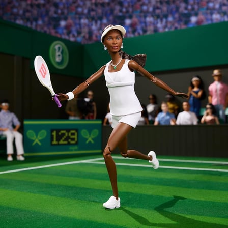 Barbie Inspiring Women Serisi, Venus Williams Moda Mankeni, Karakteristik Tenis Üniforması Ve Raketi