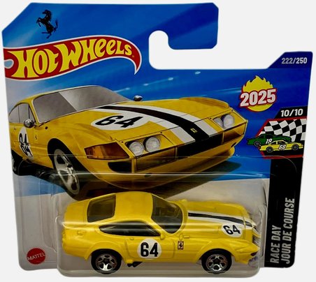 Hot Wheels - Ferrari 365 Gtb4 Competizione (1/64) Yellow - 2025