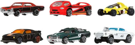 Hot Wheels 1:64 Ölçekli Metal Oyuncak Araba Ve Kamyonlar, Özel Süslemelere Sahip 6'Lı Hw Legends Ara