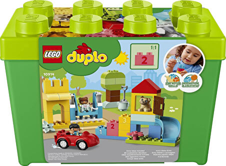 Lego Duplo Classic Lüks Yapım Parçası Kutusu 10914 - 18 Ay Ve Üzeri Çocuklar Için Gelişimi Destekley