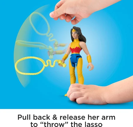 Fisher Price Imaginext Dc League Of Super Pets Kahramanlar Ve Hayvanlar Wonder Woman & Pb