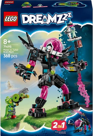 Lego Dreamzzz Mateo, Siber Beyin Robotuna Karşı 71495-8 Yaş Ve Üzeri Çocuklar Için Mermi Atıcılar, A