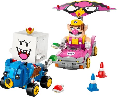 Lego Super Mario: Mario Kart – Wario Ve King Boo 72038 – 8+ Yaş Çocuklar Için Wario Ve King Boo Figü