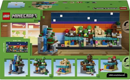 Lego Minecraft Mini Biyomlar 21589-12 Yaş Ve Üzeri Çocuklar Için 5 Biyom Ile Steve, Creeper Ve Yağma