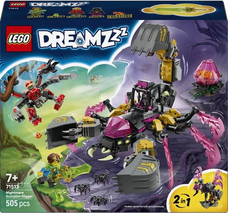 Lego Dreamzzz Kabus Akrep Kazıcı 71513 – 7 Yaş Ve Üzeri Çocuklar Için Arika, Cooper Ve Koleksiyonluk