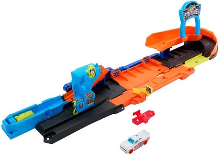Hot Wheels City Oyuncak Araba Ve Pist Seti, Dönüştürülebilir Maceraya Başlangıç Garajı Oyun Seti, 1: