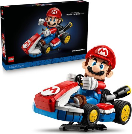 Lego Super Mario: Mario Kart – Mario Ve Standard Kart 72037 - Yetişkin Kadınlar Ve Erkekler Için İnş