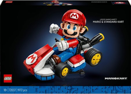 Lego Super Mario: Mario Kart – Mario Ve Standard Kart 72037 - Yetişkin Kadınlar Ve Erkekler Için İnş